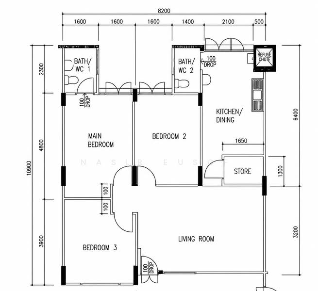 151 Simei Street 1, 151 Simei Street 1, 3 Bedrooms, 802 sqft, HDB Flat For Sale, by Nasir Eusof, 500165357 - PropertyGuru.com.sg