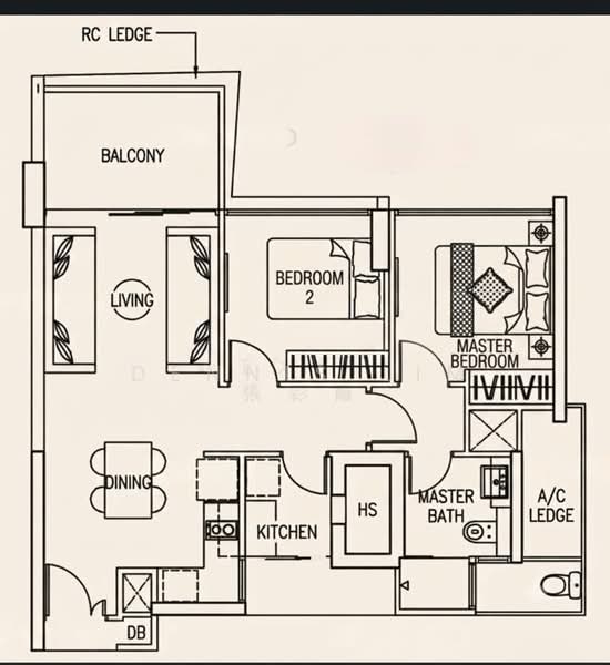 The Trilinq, 28 Jalan Lempeng, 2 Bedrooms, 710 sqft, Condominium For Rent, by Dennis Lim, 500165403 - PropertyGuru.com.sg