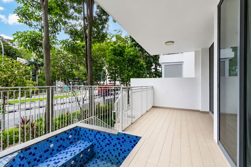The Luxurie, 21 Compassvale Road, 2 Bedrooms, 1,001 sqft, Condominium For Sale, by Elaine Wong, 500165439 - Balcony - PropertyGuru.com.sg