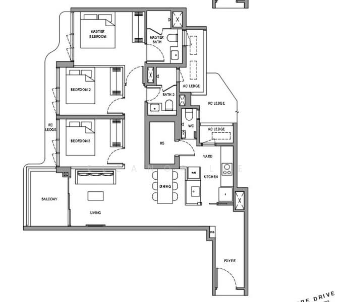 Vela Bay, Bayshore Road, 3 Bedrooms, 1,033 sqft, Condominium For Sale, by Eleanor Lee, 500165447 - PropertyGuru.com.sg