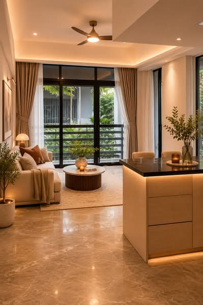 Freehold in District 15 with High Rental Yield, , 1 Bedroom, 484 sqft, Apartment For Sale, by Nicolette Ho, 500165453 - Living Room - PropertyGuru.com.sg