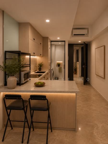 Freehold in District 15 with High Rental Yield, , 1 Bedroom, 484 sqft, Apartment For Sale, by Nicolette Ho, 500165453 - Kitchen - PropertyGuru.com.sg