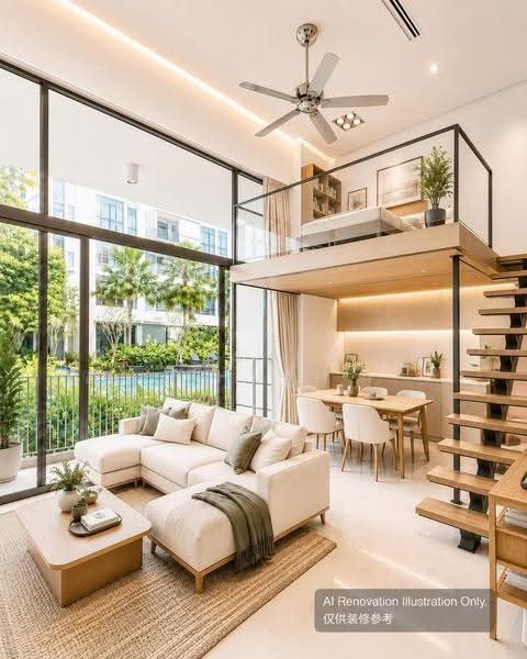 The Skywoods, 5 Dairy Farm Heights, Dairy Farm / Bukit Panjang / Choa Chu Kang, 3 Bedrooms, 1,184 sqft, Condominium For Sale, by Eeleen Phuah, 500165518 - Living Room - PropertyGuru.com.sg