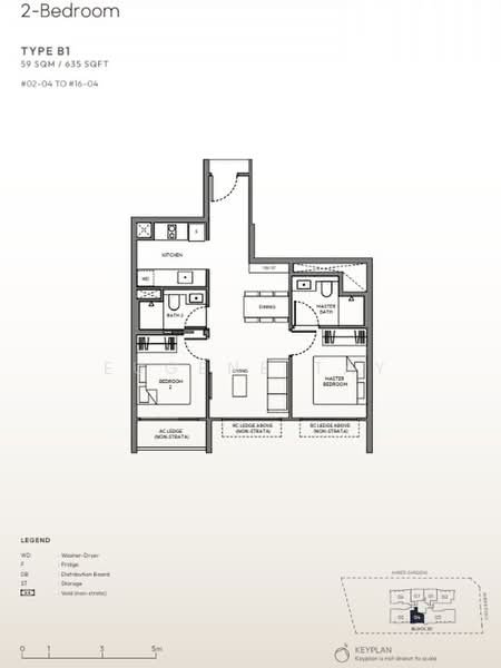 Amber House, 30 Amber Gardens, 2 Bedrooms, 635 sqft, Apartment For Sale, by Eugene Tay, 500165546 - PropertyGuru.com.sg