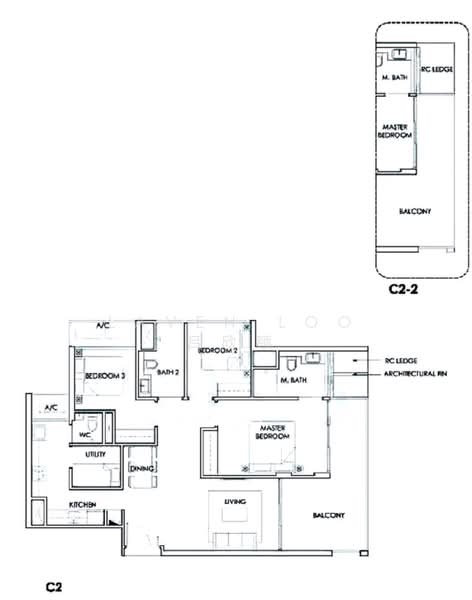 Phoenix Residences, 81 Phoenix Avenue, 3 Bedrooms, 1,098 sqft, Condominium For Sale, by Laven Loo 吕欣颐, 500165572 - PropertyGuru.com.sg
