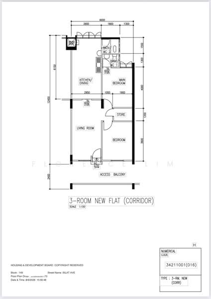 149 Silat Avenue, 149 Silat Avenue, 2 Bedrooms, 721 sqft, HDB Flat For Sale, by Florence Lim, 500165595 - PropertyGuru.com.sg