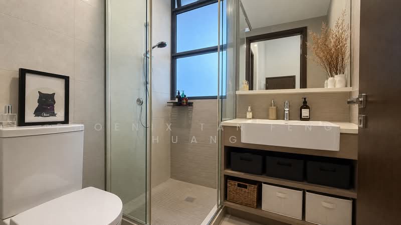 Tropika East, 5 Foo Kim Lin Road, 2 Bedrooms, 840 sqft, Condominium For Sale, by Phoenix Tan Feng Huang, 500165612 - Bathroom - PropertyGuru.com.sg