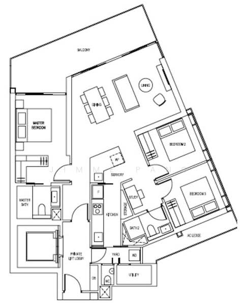 Artra, 12 Alexandra View, 3 Bedrooms, 1,410 sqft, Condominium For Rent, by Jimme Pang, 500165631 - PropertyGuru.com.sg