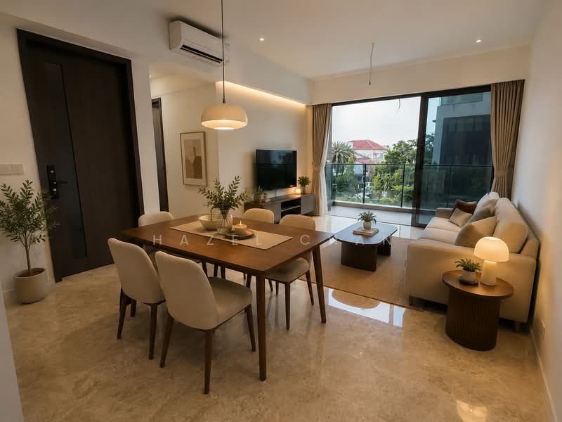 AMO Residence, 21 Ang Mo Kio Rise, 4 Bedrooms, 1,475 sqft, Condominium For Sale, by Hazel Chan, 500165661 - Living Room - PropertyGuru.com.sg