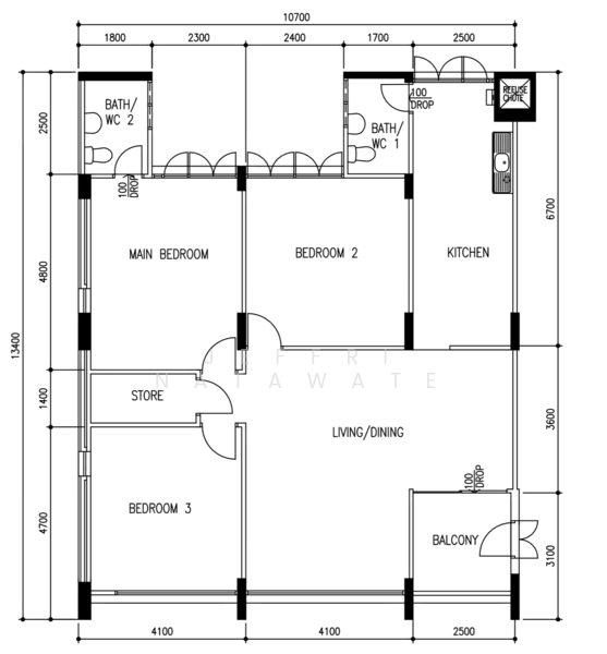 840 Tampines Street 82, 840 Tampines Street 82, 3 Bedrooms, 1,313 sqft, HDB Flat For Sale, by Jeffri Natawate, 500165669 - PropertyGuru.com.sg
