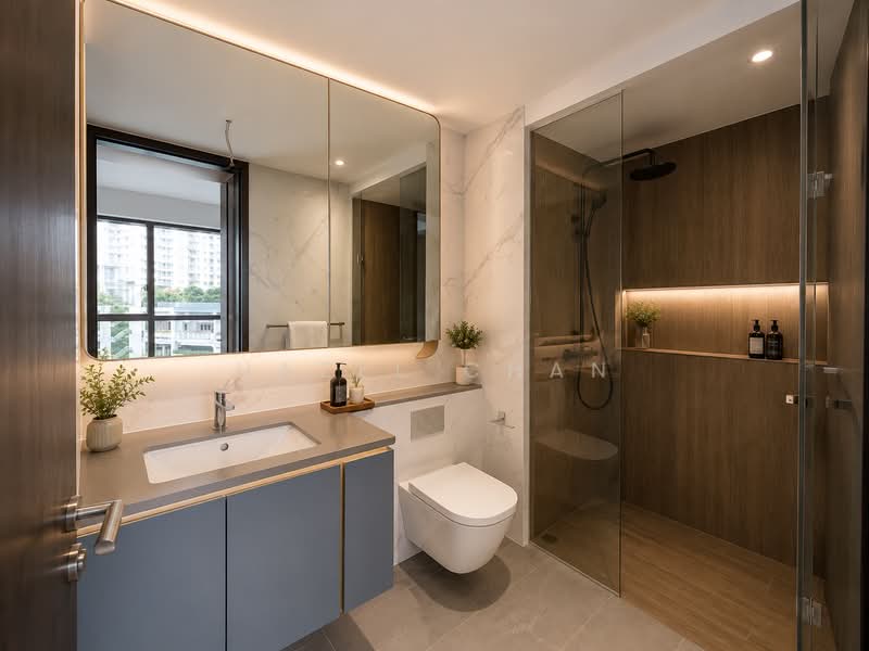 AMO Residence, 21 Ang Mo Kio Rise, 2 Bedrooms, 743 sqft, Condominium For Sale, by Hazel Chan, 500165691 - Bathroom - PropertyGuru.com.sg