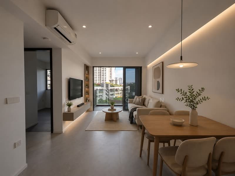 AMO Residence, 21 Ang Mo Kio Rise, 2 Bedrooms, 743 sqft, Condominium For Sale, by Hazel Chan, 500165691 - Living Room - PropertyGuru.com.sg