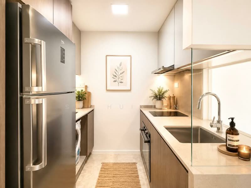 Avenue South Residence, 1 Silat Avenue, 2 Bedrooms, 721 sqft, Condominium For Sale, by Shi Huixian, 500165731 - Kitchen - PropertyGuru.com.sg