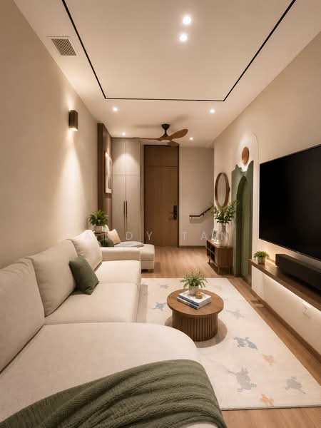 Belgravia Green, Belgravia Drive, 5 Bedrooms, 3,294 sqft, Cluster House For Sale, by Andy Tan, 500165736 - Basement Living Room - PropertyGuru.com.sg