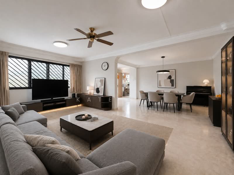 141 Petir Road, 141 Petir Road, 3 Bedrooms, 1,313 sqft, HDB Flat For Sale, by Kate Sia, 500165747 - Living Room - PropertyGuru.com.sg