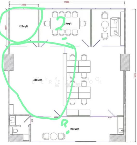 The Central, 8 Eu Tong Sen Street, 917 sqft, Office For Rent, by Derek Soh, 500165790 - CommercialGuru.com.sg