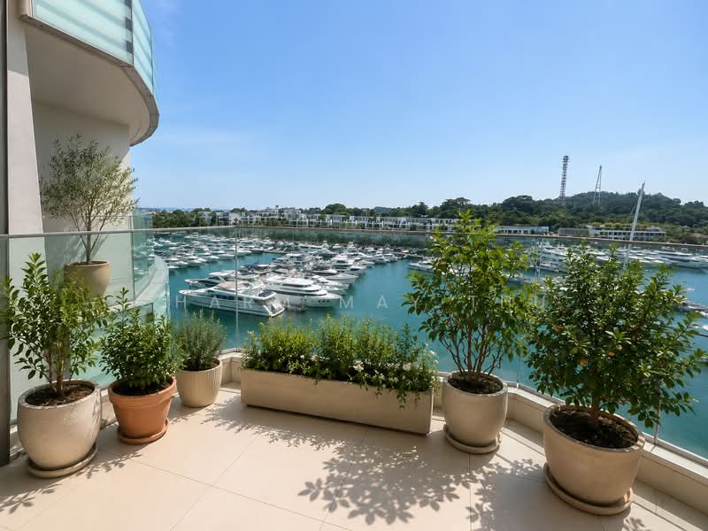 The Oceanfront @ Sentosa Cove, 291 Ocean Drive, 3 Bedrooms, 1,711 sqft, Condominium For Sale, by Charm May Thu, 500165813 - Balcony - PropertyGuru.com.sg