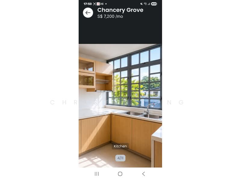 Chancery Grove, 25 Chancery Lane, 4 Bedrooms, 2,013 sqft, Cluster House For Rent, by Christine Ong, 500165839 - Kitchen - PropertyGuru.com.sg