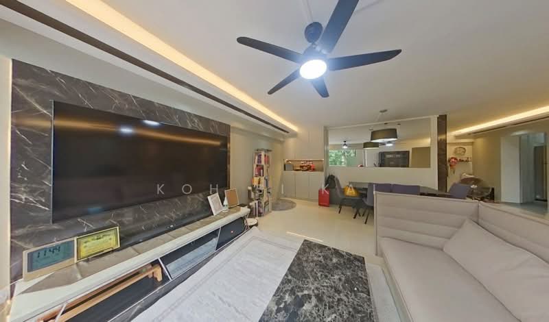 128 Rivervale Street, 128 Rivervale Street, 3 Bedrooms, 1,292 sqft, HDB Flat For Sale, by KOH SI KAI, 500165848 - Living Room - PropertyGuru.com.sg