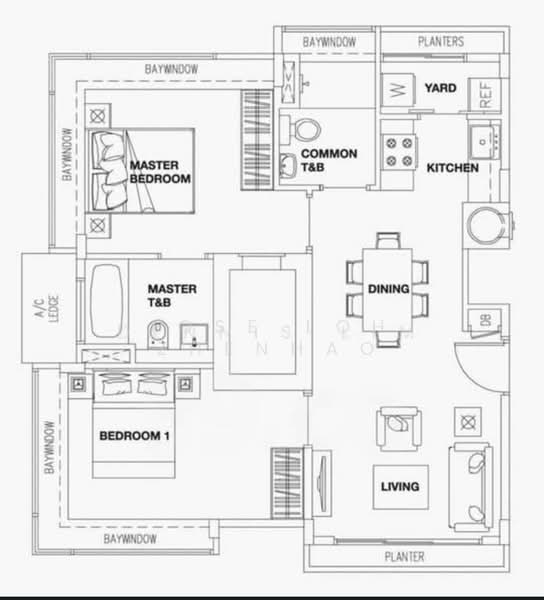 D'Ixoras, 23 Minbu Road, 2 Bedrooms, 840 sqft, Apartment For Sale, by Jose Loh Zhenhao, 500165904 - PropertyGuru.com.sg