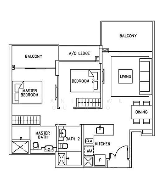 Ripple Bay, 4 Pasir Ris Link, 2 Bedrooms, 786 sqft, Condominium For Sale, by Daniel Wu Guohao, 500165945 - PropertyGuru.com.sg