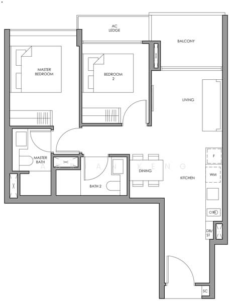Fourth Avenue Residences, 18 Fourth Avenue, 2 Bedrooms, 710 sqft, Condominium For Rent, by Adrian Keng, 500165953 - PropertyGuru.com.sg
