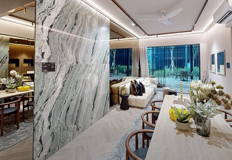 Springleaf Residence, 811 Upper Thomson Road, 3 Bedrooms, 1,259 sqft, Condominium For Sale, by Alvin Kwan, 500166059 - Living Room - PropertyGuru.com.sg