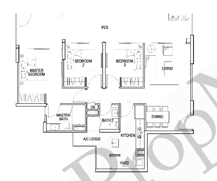 FLO Residence, Punggol Field Walk, 3 Bedrooms, 1,152 sqft, Condominium For Sale, by Ivan Ong, 500166065 - PropertyGuru.com.sg