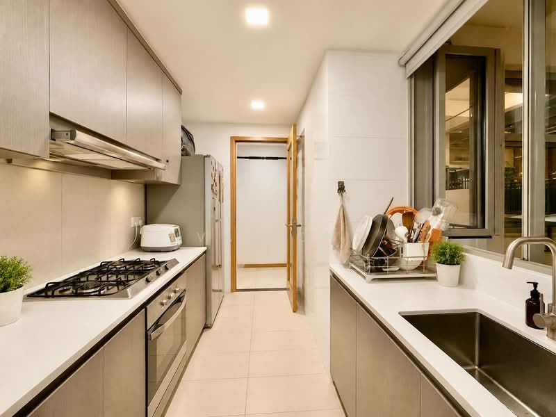 FLO Residence, Punggol Field Walk, 3 Bedrooms, 1,152 sqft, Condominium For Sale, by Ivan Ong, 500166065 - Kitchen - PropertyGuru.com.sg