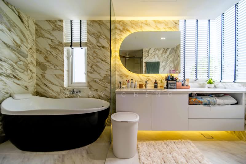 ★ 𝗟𝗮𝗻𝗱𝗲𝗱 𝗘𝘅𝗰𝗲𝗹𝗹𝗲𝗻𝗰𝗲 ★ Botanic Gardens Vicinity | Semi-Detached | Ultra Luxury Home, Trevose Crescent / Kheam Hock Road / Dunearn Road, 5 Bedrooms, 5,000 sqft, Semi-Detached House For Sale, by Andy Cheng, 500166077 - Bathroom - PropertyGuru.com.sg