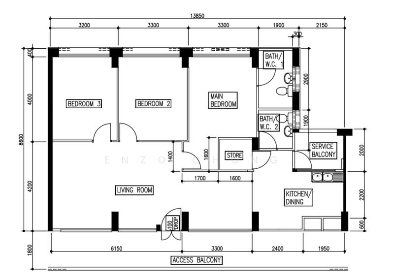 609 Choa Chu Kang Street 62, 609 Choa Chu Kang Street 62, 3 Bedrooms, 1,141 sqft, HDB Flat For Sale, by Enzo Chong, 500166132 - PropertyGuru.com.sg