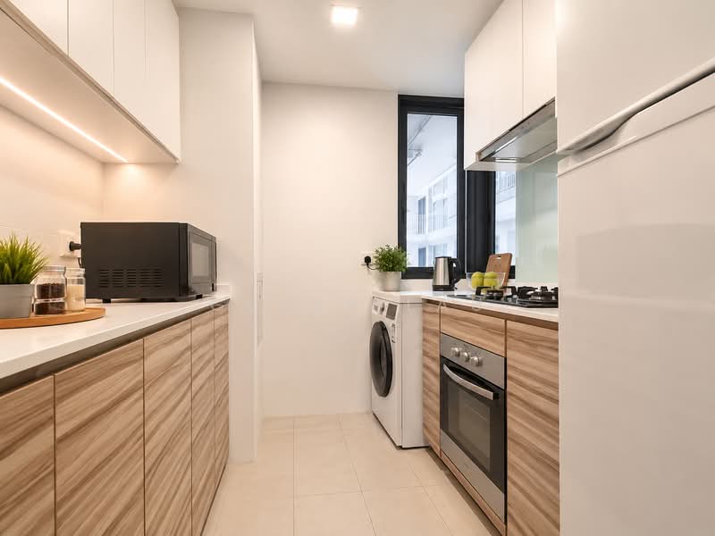 Parc Centros, 90 Punggol Central, Room Rental, 100 sqft, Condominium For Rent, by Gevan Lau, 500166134 - Kitchen - PropertyGuru.com.sg