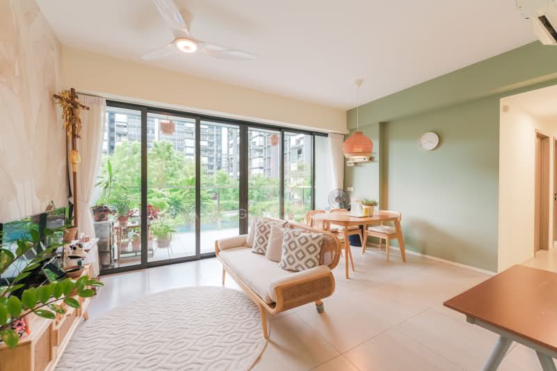 The Woodleigh Residences, Bidadari Park Drive, 3 Bedrooms, 1,076 sqft, Apartment For Sale, by Paige Mou, 500166142 - Living Room - PropertyGuru.com.sg