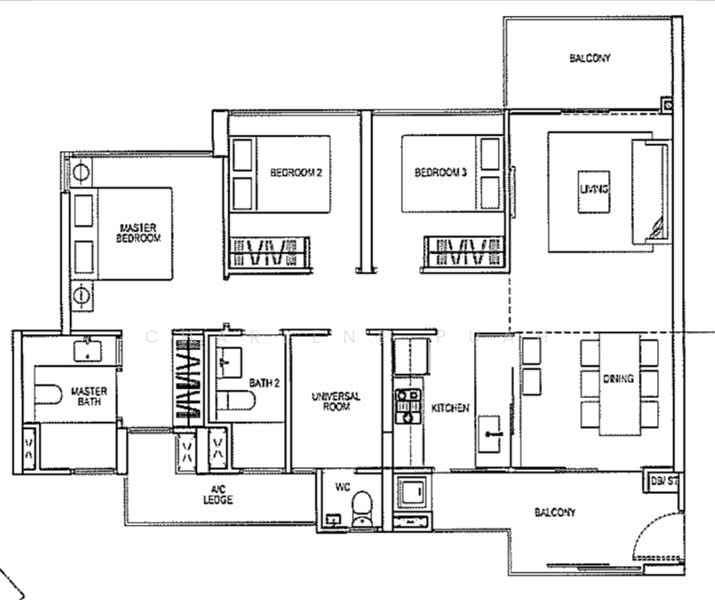 RiverTrees Residences, 21 Fernvale Close, 3 Bedrooms, 1,119 sqft, Condominium For Sale, by Charlene Puah, 500166155 - PropertyGuru.com.sg