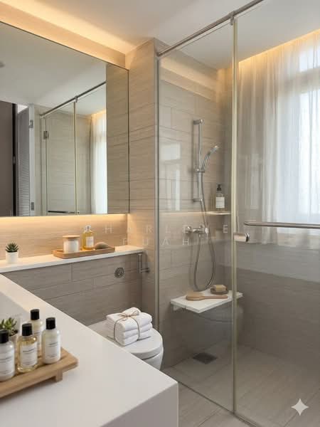 RiverTrees Residences, 21 Fernvale Close, 3 Bedrooms, 1,119 sqft, Condominium For Sale, by Charlene Puah, 500166155 - Bathroom - PropertyGuru.com.sg