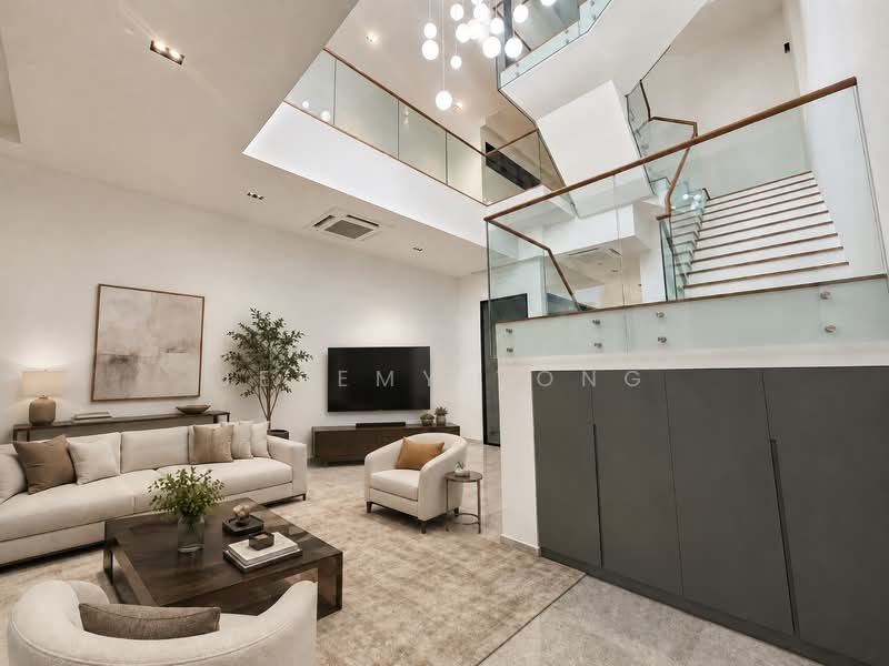 BRAND NEW INTER-TERRACE JALAN SANKAM, , 5 Bedrooms, 4,834 sqft, Terraced House For Sale, by Jeremy Yong, 500166186 - Living Room - PropertyGuru.com.sg