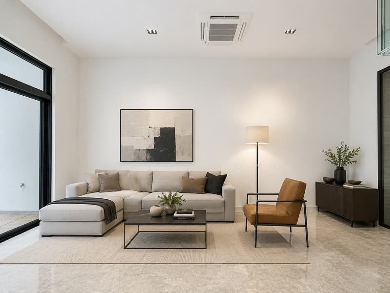 BRAND NEW INTER-TERRACE JALAN SANKAM, , 5 Bedrooms, 4,834 sqft, Terraced House For Sale, by Jeremy Yong, 500166186 - Living Room - PropertyGuru.com.sg