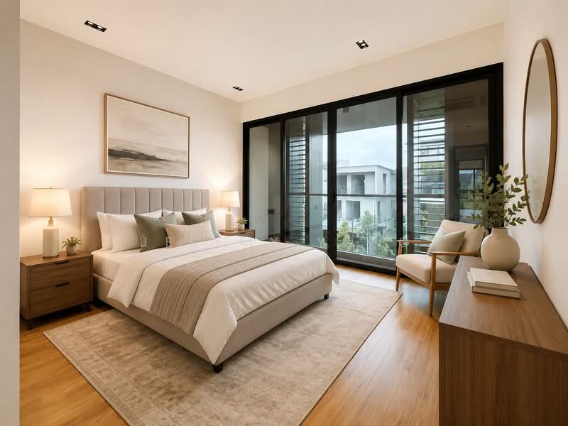 BRAND NEW INTER-TERRACE JALAN SANKAM, , 5 Bedrooms, 4,834 sqft, Terraced House For Sale, by Jeremy Yong, 500166186 - Master Bedroom - PropertyGuru.com.sg