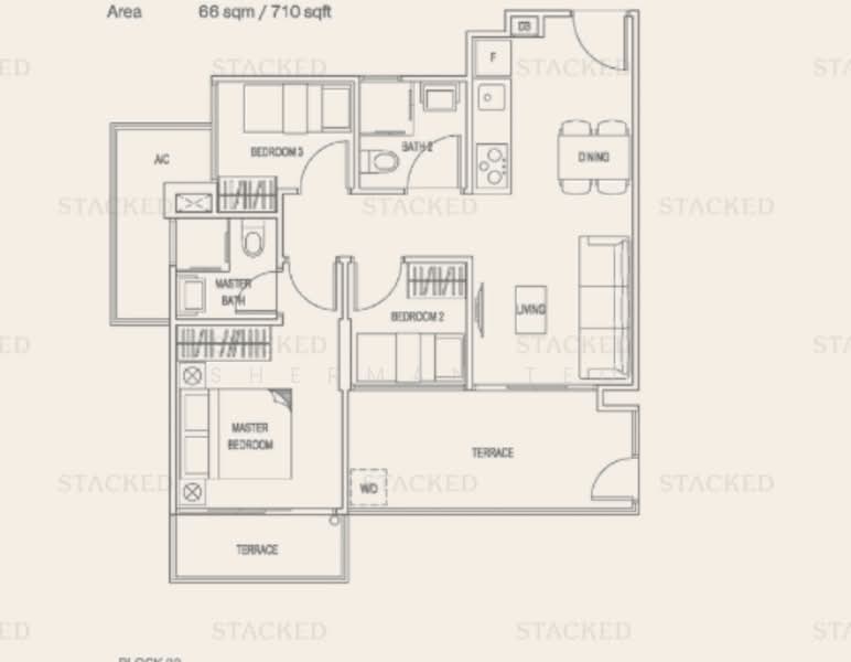 Natura @ Hillview, 22 Hillview Terrace, 3 Bedrooms, 710 sqft, Condominium For Rent, by Sherman Teo, 500166197 - PropertyGuru.com.sg