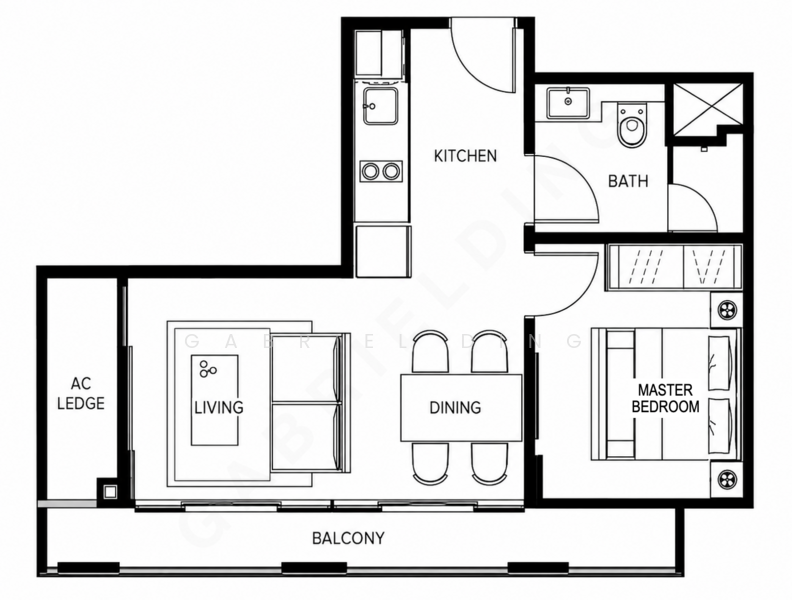 The Quinn, 9 Bartley Road, 1 Bedroom, 484 sqft, Apartment For Sale, by Gabriel Ding, 500166207 - PropertyGuru.com.sg