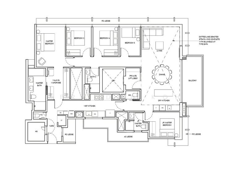 The Continuum, 1-8 Thiam Siew Avenue, 5 Bedrooms, 1,905 sqft, Condominium For Sale, by Brandon Koh, 500166229 - PropertyGuru.com.sg