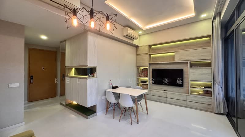 The Skywoods, 1 Dairy Farm Heights, 3 Bedrooms, 1,012 sqft, Condominium For Rent, by Kelly Yu 余奕葹, 500166264 - Living Room - PropertyGuru.com.sg