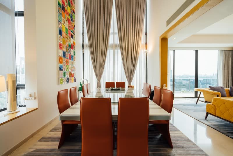 Bukit Timah Newton Freehold Luxury Penthouse D11, , 4 Bedrooms, 5,802 sqft, Condominium For Sale, by Fion Cai, 500166287 - Dining Room - PropertyGuru.com.sg