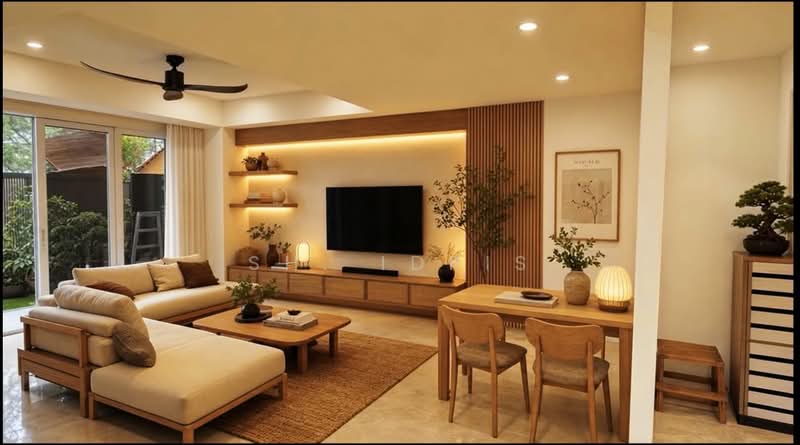Loyang Court, Jalan Loyang Besar, 6 Bedrooms, 1,917 sqft, Terraced House For Sale, by SH. Idris, 500166317 - Living Room - PropertyGuru.com.sg