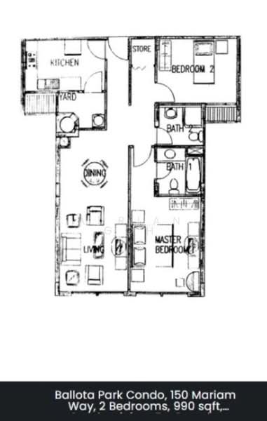 Ballota Park Condo, 152 Mariam Way, 2 Bedrooms, 990 sqft, Condominium For Rent, by Adrian Goh, 500166342 - PropertyGuru.com.sg