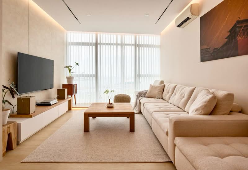 76 Shenton, 76 Shenton Way, 2 Bedrooms, 969 sqft, Apartment For Sale, by CP Tan (陈俊彬), 500166480 - Living Room - PropertyGuru.com.sg