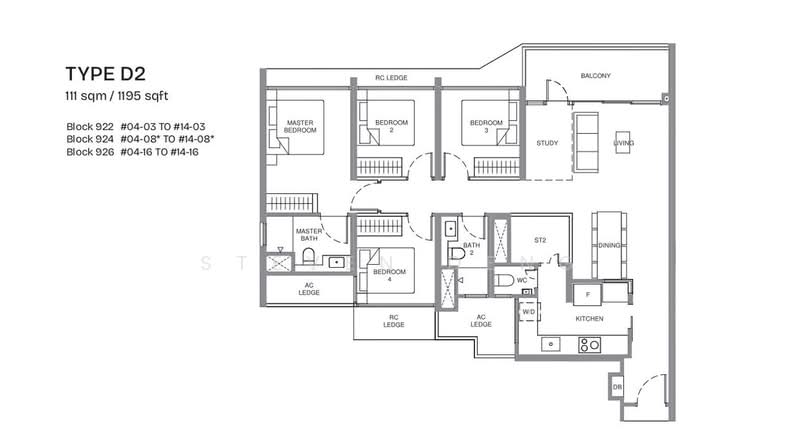Pinery Residences, Tampines Street 94, 4 Bedrooms, 1,195 sqft, Condominium For Sale, by Steven Deng, 500166492 - PropertyGuru.com.sg