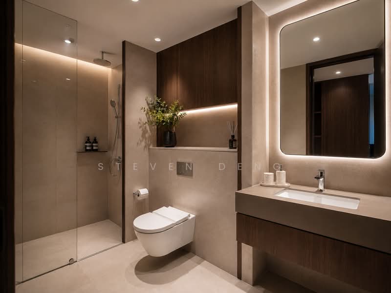 Pinery Residences, Tampines Street 94, 4 Bedrooms, 1,195 sqft, Condominium For Sale, by Steven Deng, 500166492 - Bathroom - PropertyGuru.com.sg