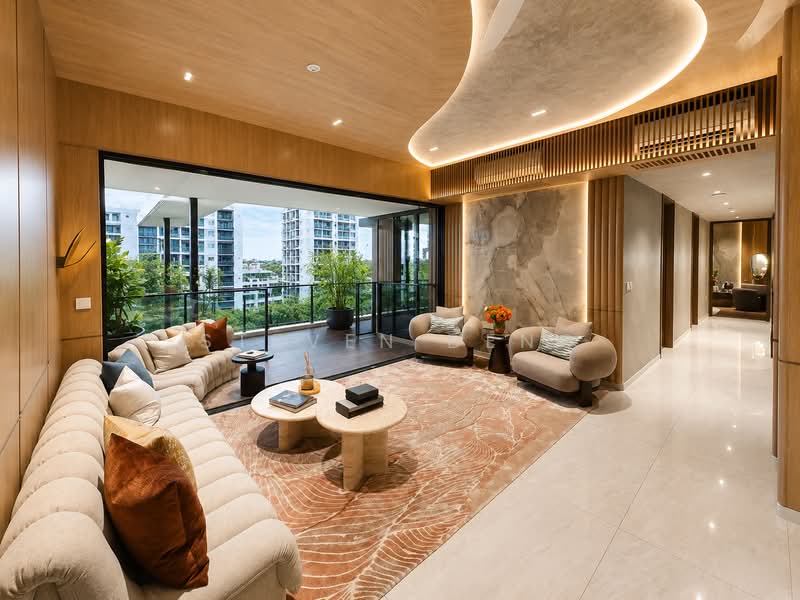 Pinery Residences, Tampines Street 94, 4 Bedrooms, 1,195 sqft, Condominium For Sale, by Steven Deng, 500166492 - Living Room - PropertyGuru.com.sg