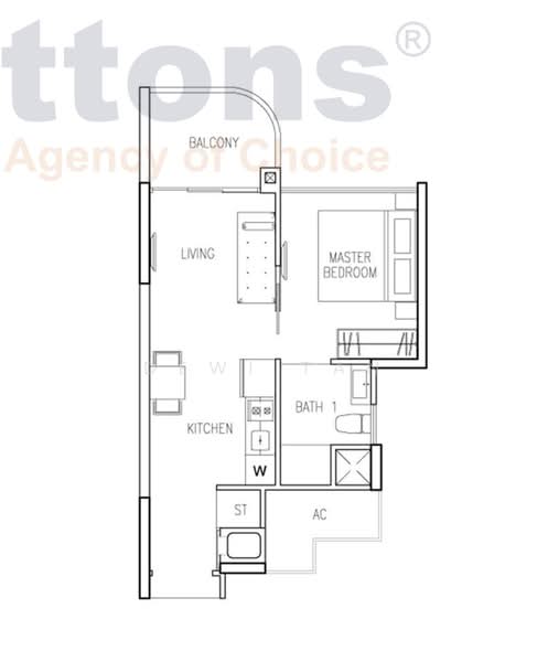 Riversound Residence, 7 Sengkang East Avenue, 1 Bedroom, 474 sqft, Condominium For Sale, by Dewi Tan, 500166537 - PropertyGuru.com.sg